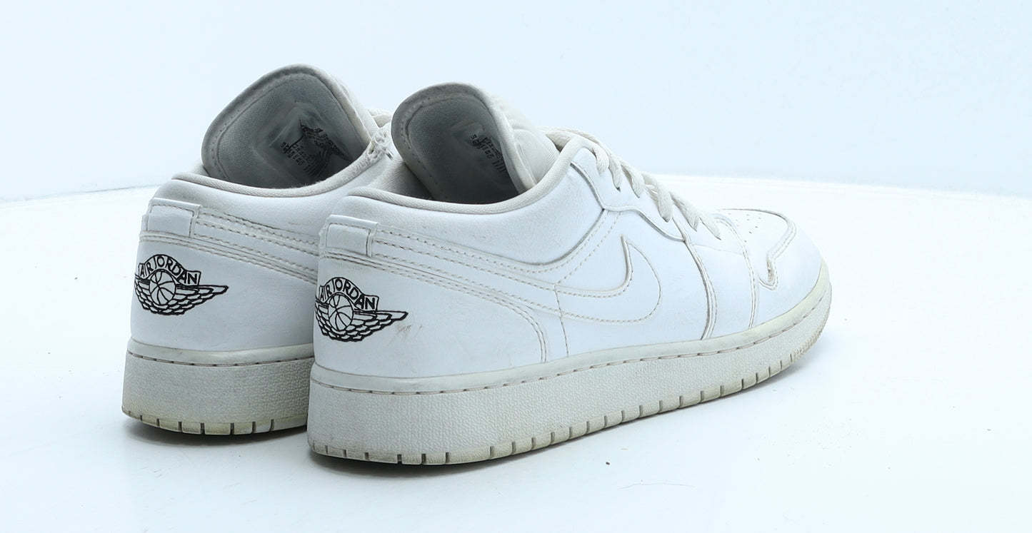 Nike Boys White Leather Trainer UK 5.5 38.5 - Air Jordan