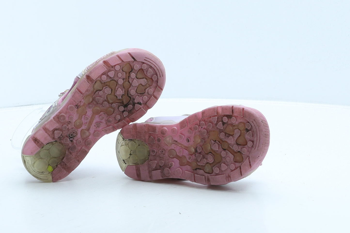 Primark Girls Pink Synthetic Strappy Sandal UK 8 25 - Unicorn/stars