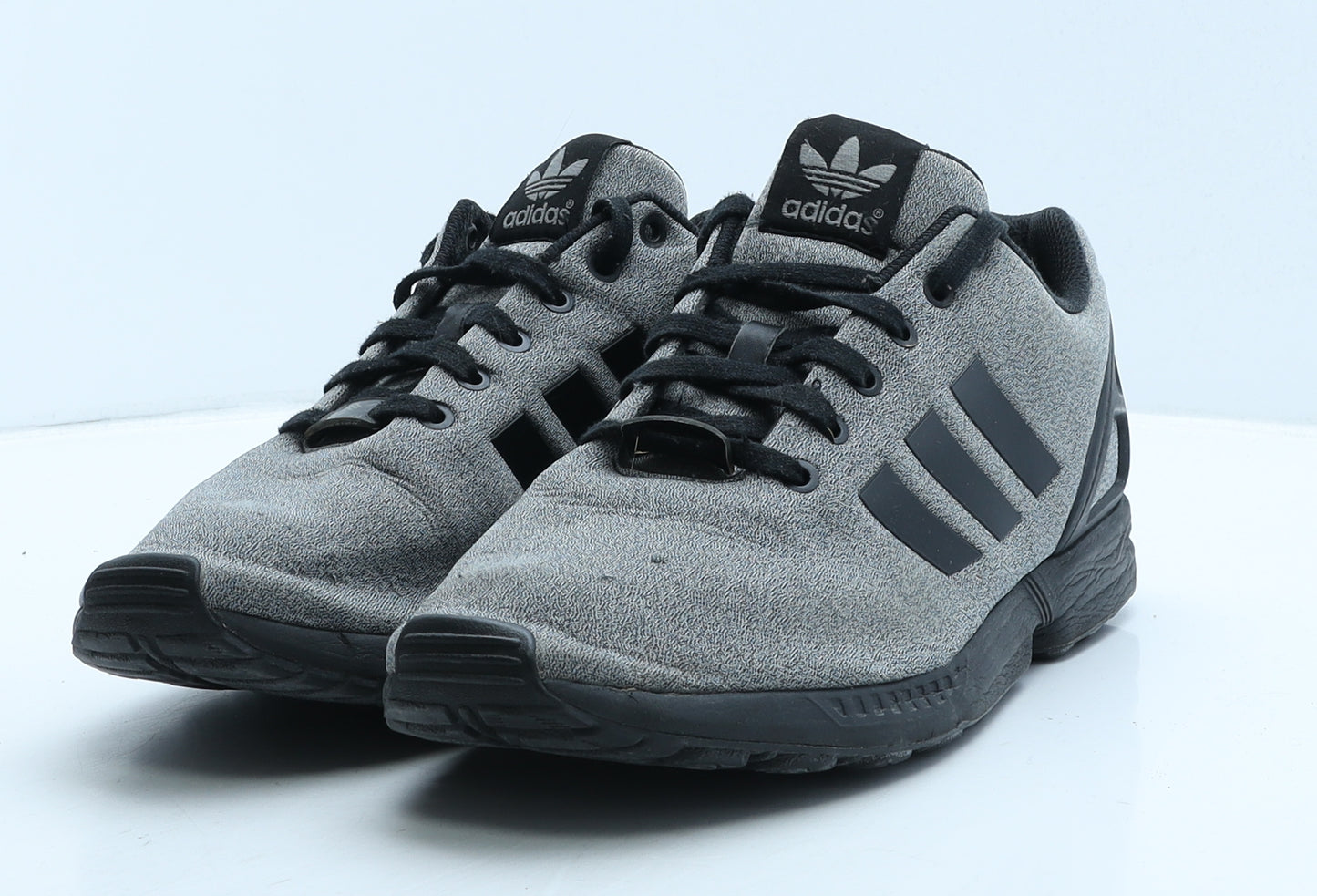 adidas Mens Grey Striped Fabric Trainer UK 11 46
