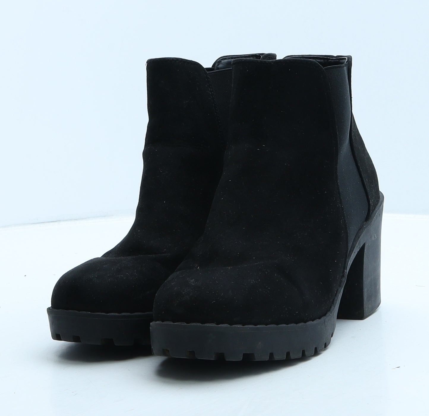New Look Womens Black Suede Chelsea Boot UK 5 38