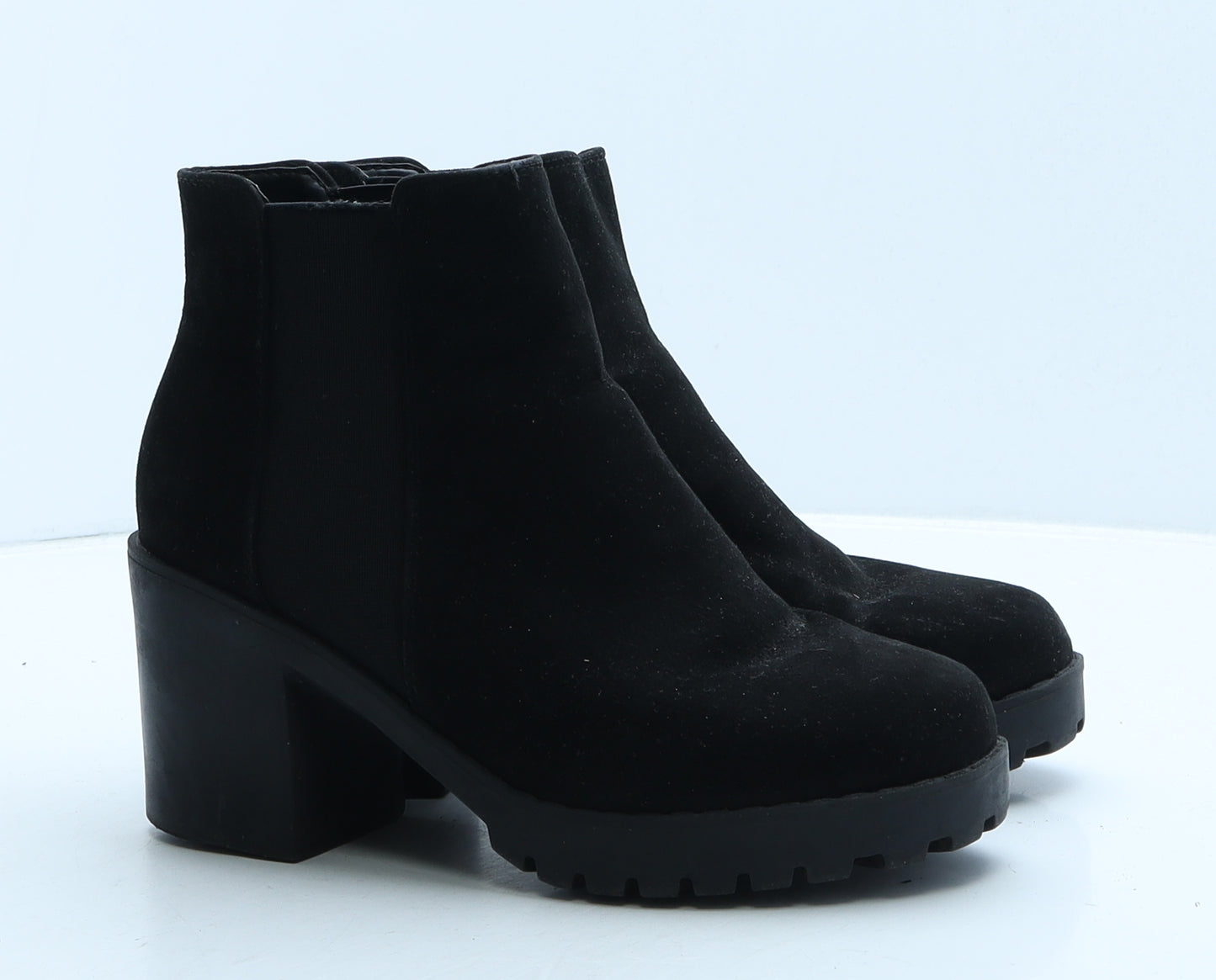 New Look Womens Black Suede Chelsea Boot UK 5 38