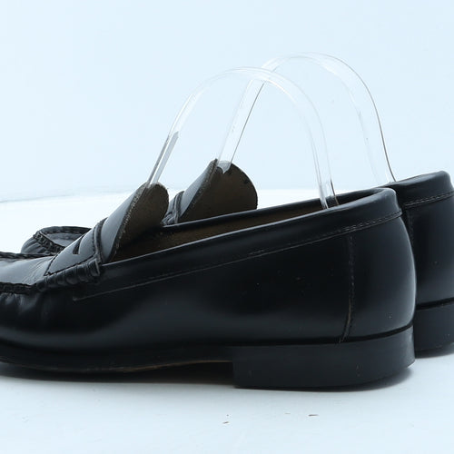 NEXT Womens Black Leather Loafer Casual UK 7