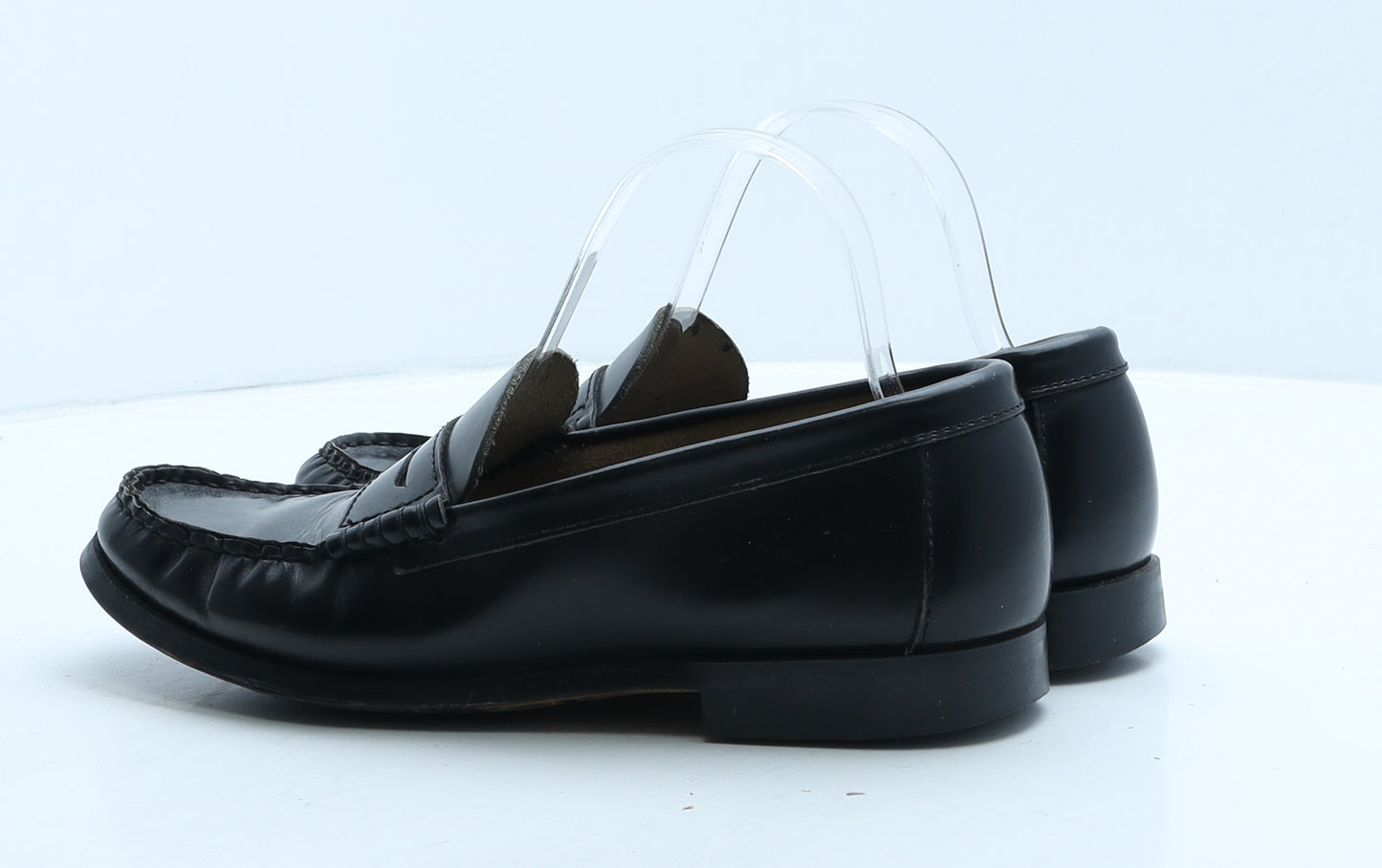 NEXT Womens Black Leather Loafer Casual UK 7