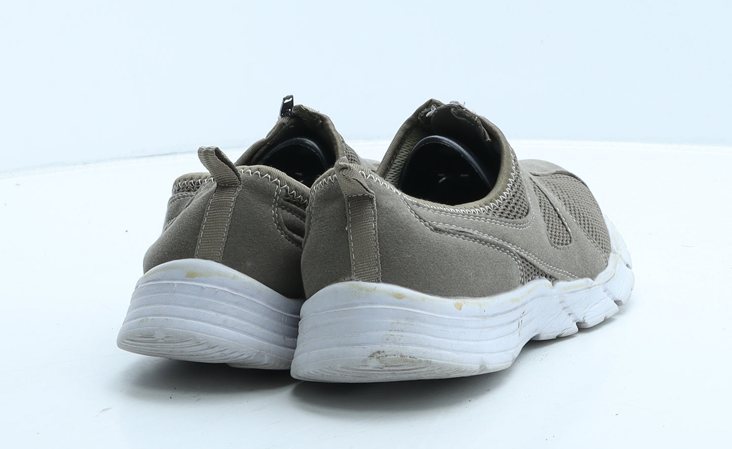 Cotton Traders Womens Beige Fabric Trainer UK 5