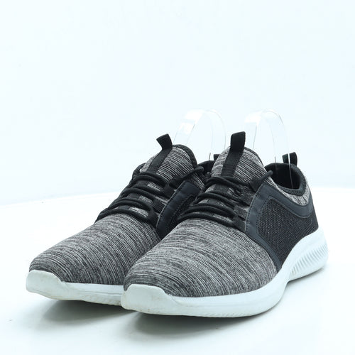 Souluxe Womens Grey Polyester Trainer UK 6