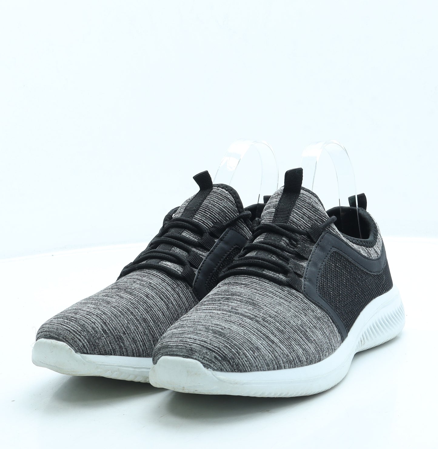 Souluxe Womens Grey Polyester Trainer UK 6