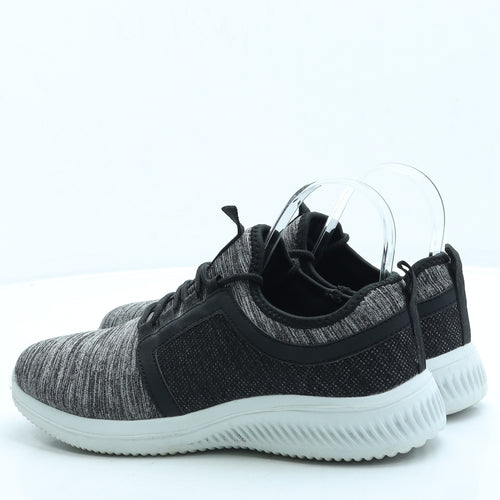 Souluxe Womens Grey Polyester Trainer UK 6