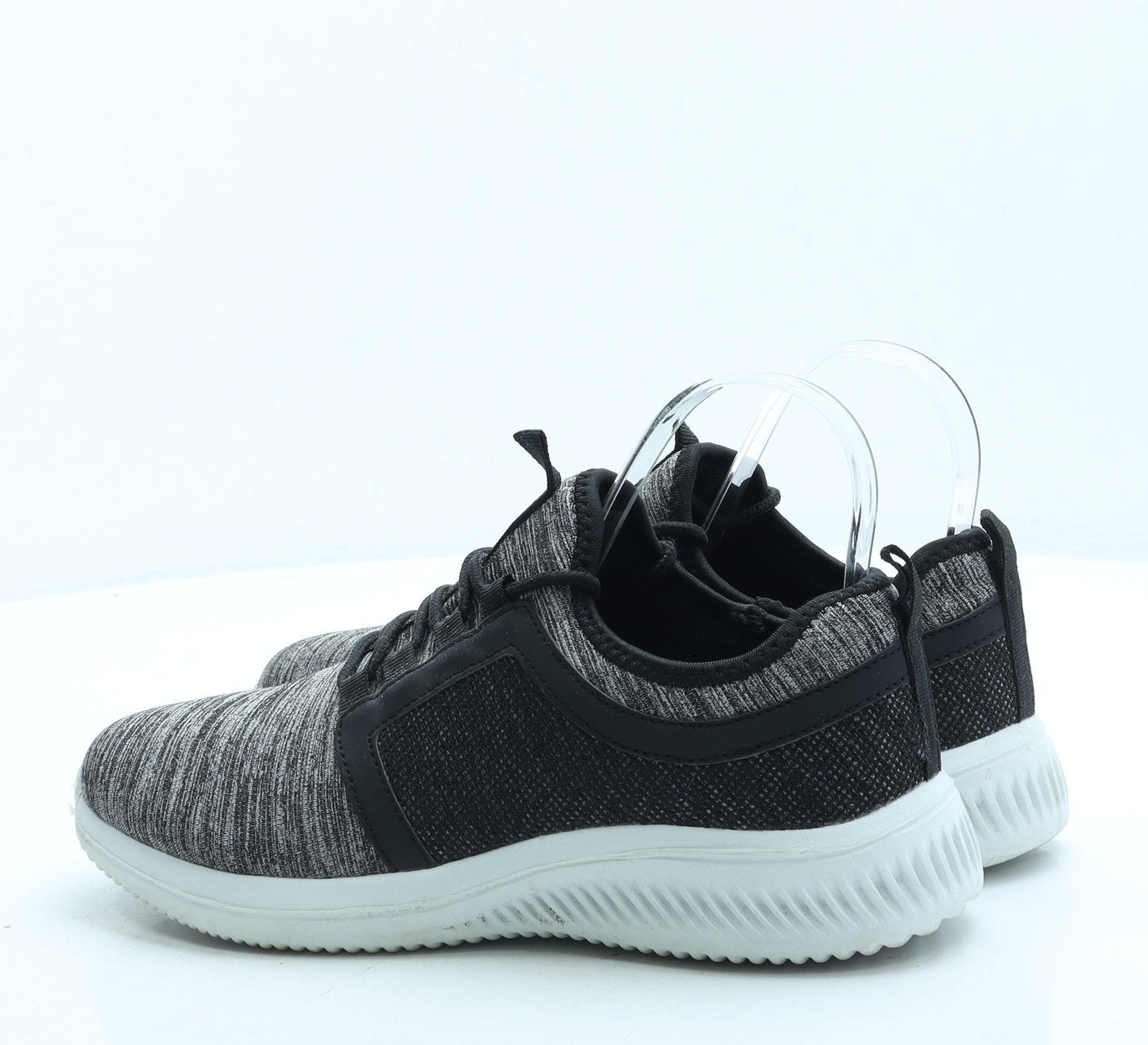 Souluxe Womens Grey Polyester Trainer UK 6