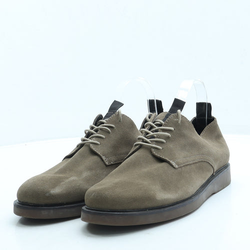 Hudson Mens Beige Suede Boat Shoe Casual UK 9 43