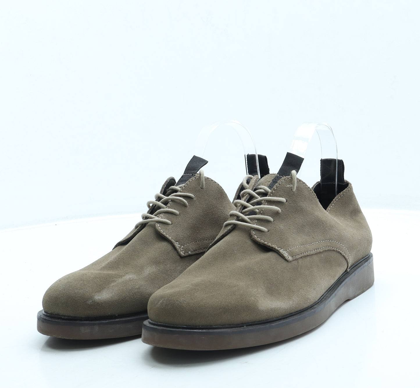 Hudson Mens Beige Suede Boat Shoe Casual UK 9 43