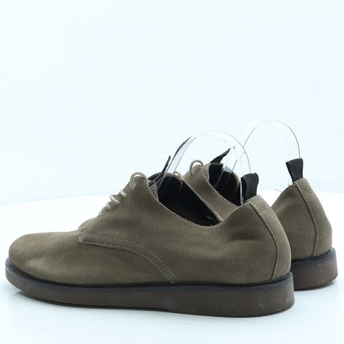 Hudson Mens Beige Suede Boat Shoe Casual UK 9 43