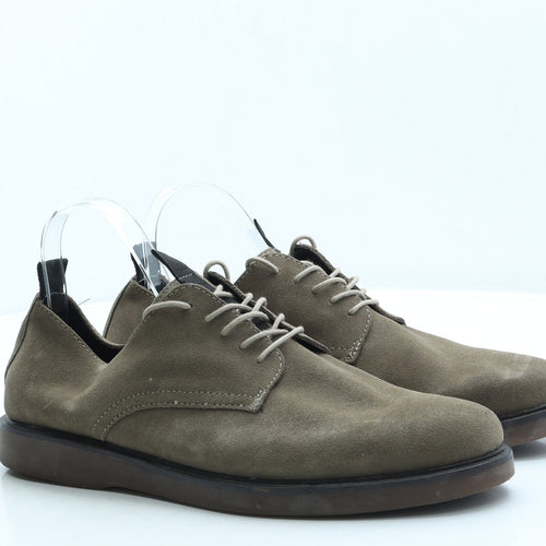 Hudson Mens Beige Suede Boat Shoe Casual UK 9 43