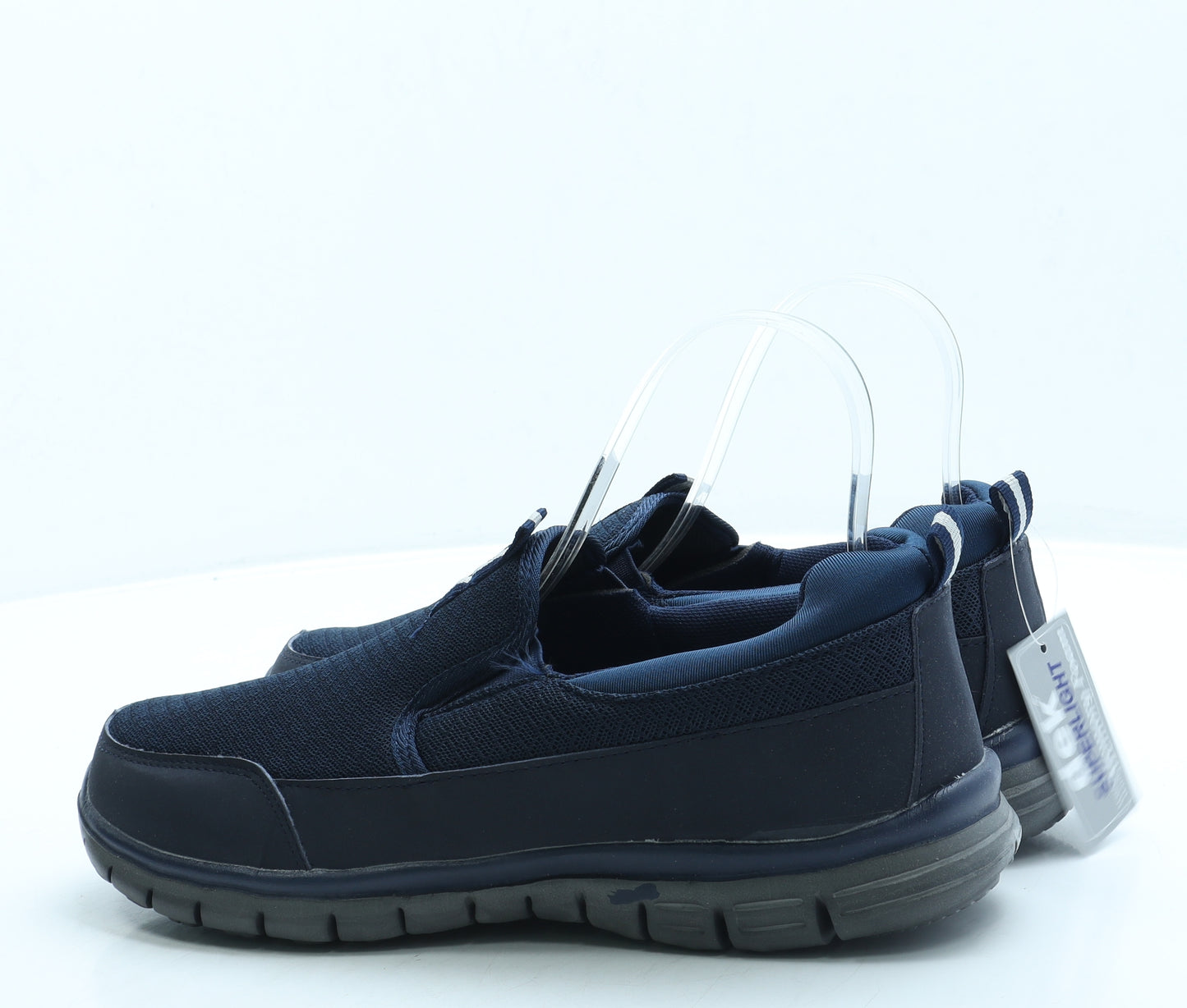 DEK Mens Blue Polyester Slip On Casual UK 8