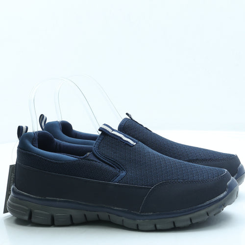 DEK Mens Blue Polyester Slip On Casual UK 8