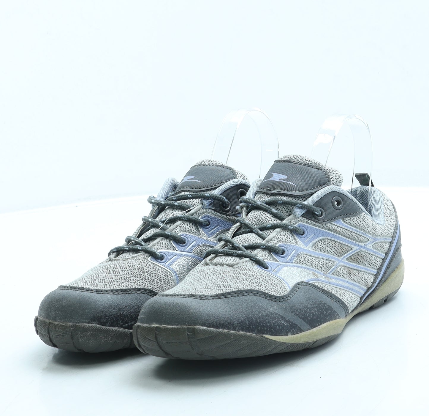 Crane Womens Grey Polyester Trainer UK 5