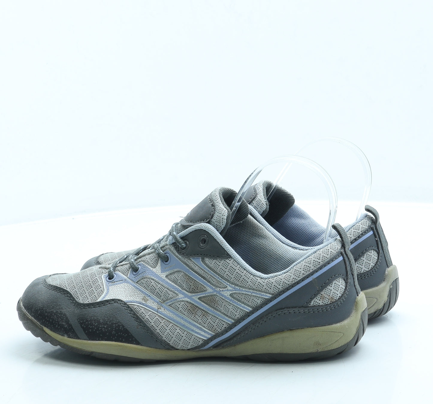 Crane Womens Grey Polyester Trainer UK 5