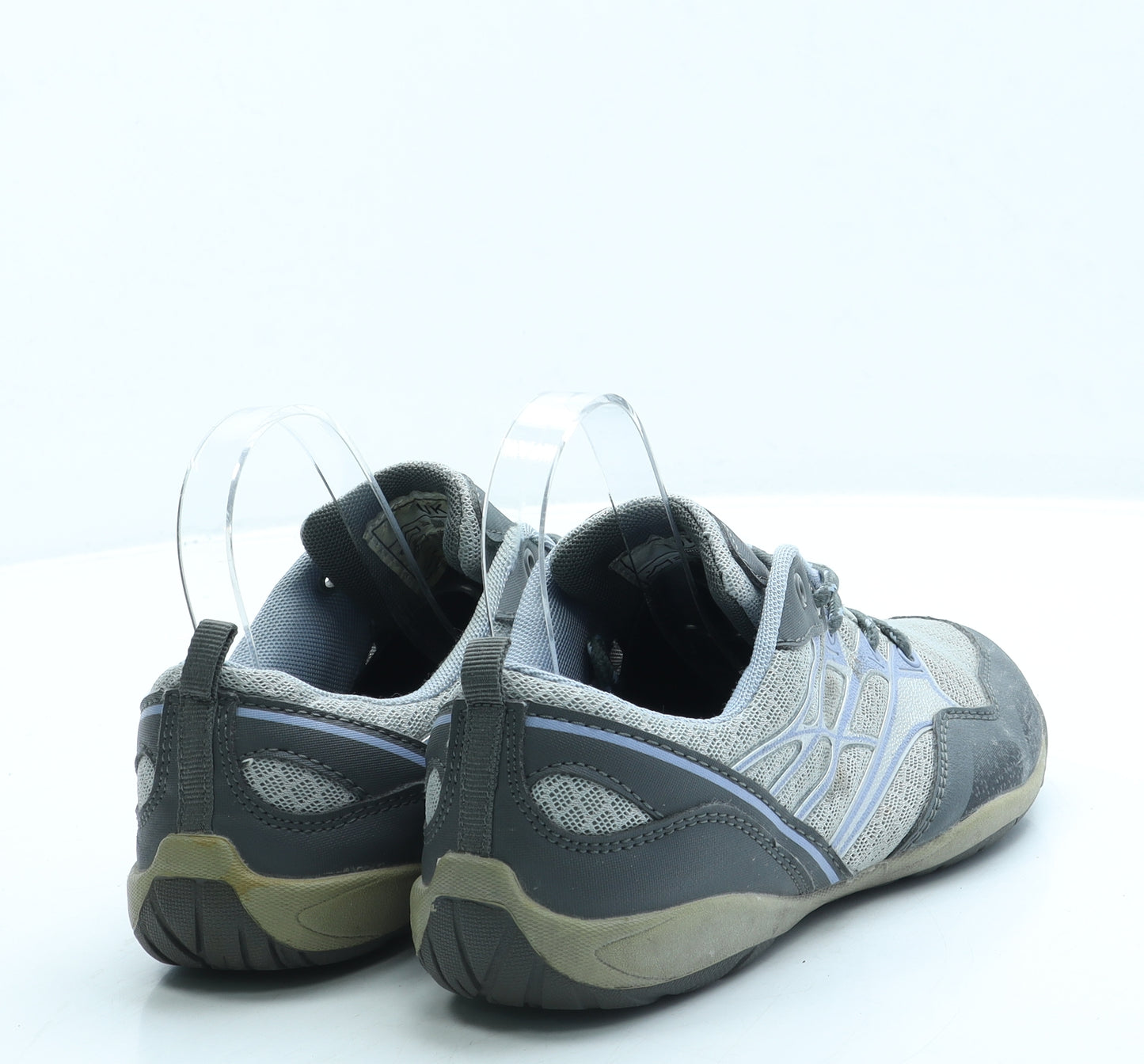 Crane Womens Grey Polyester Trainer UK 5