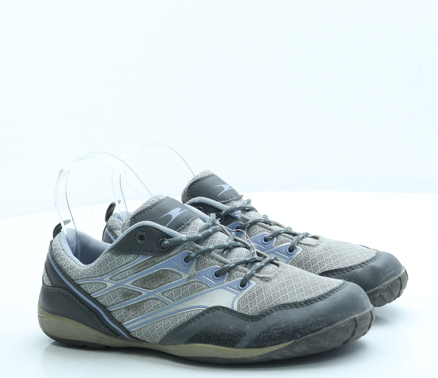 Crane Womens Grey Polyester Trainer UK 5