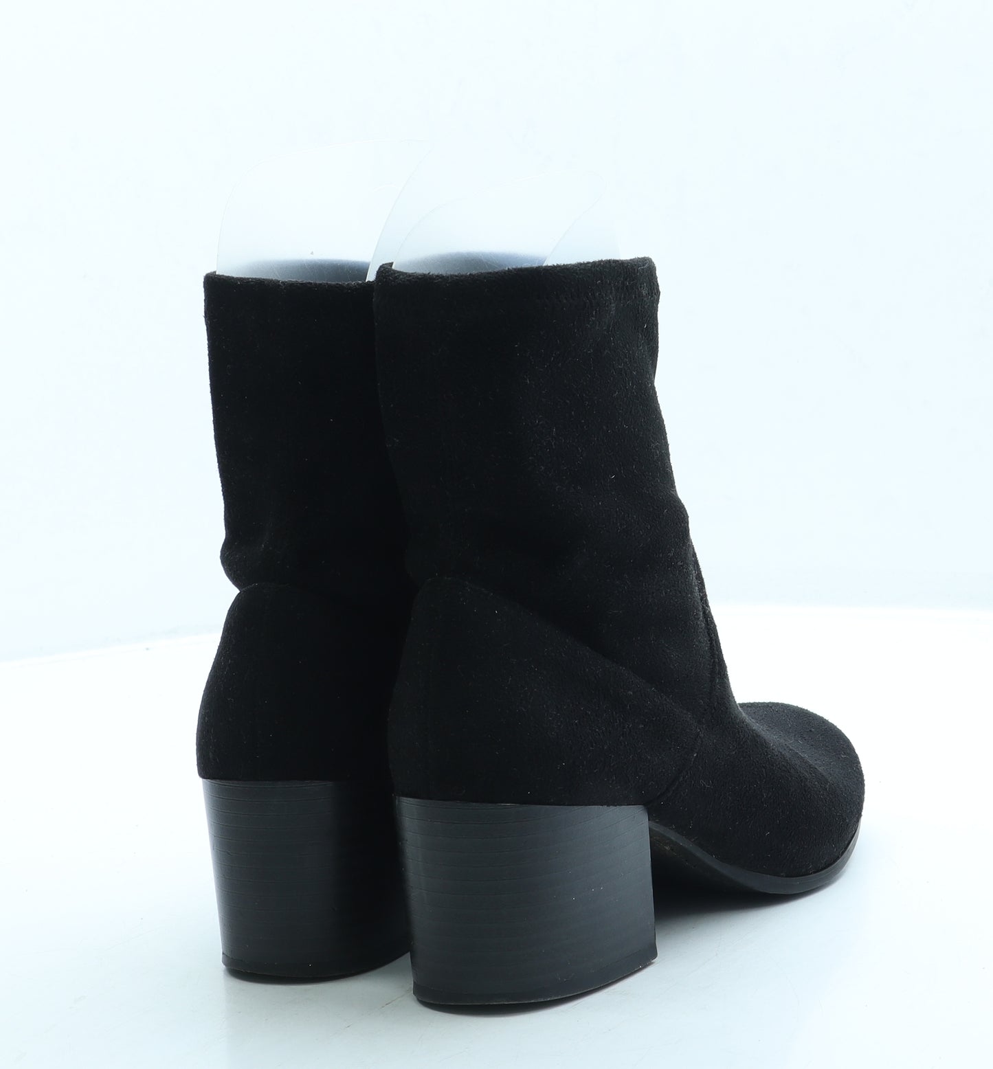 Marks and Spencer Womens Black Suede Sock Boot UK 5