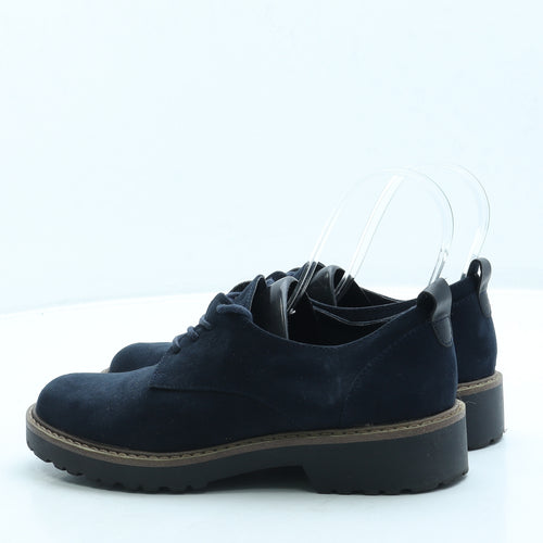 Graceland Womens Blue Suede Flat UK 3 36