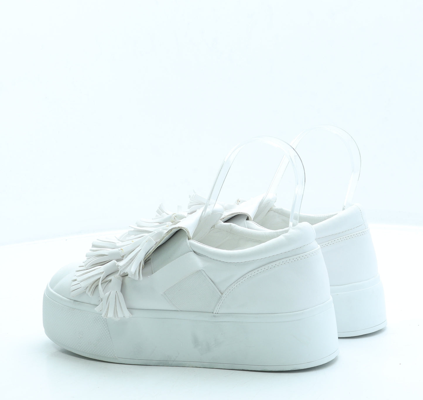 Just Ink Womens White Leather Trainer UK 5 38