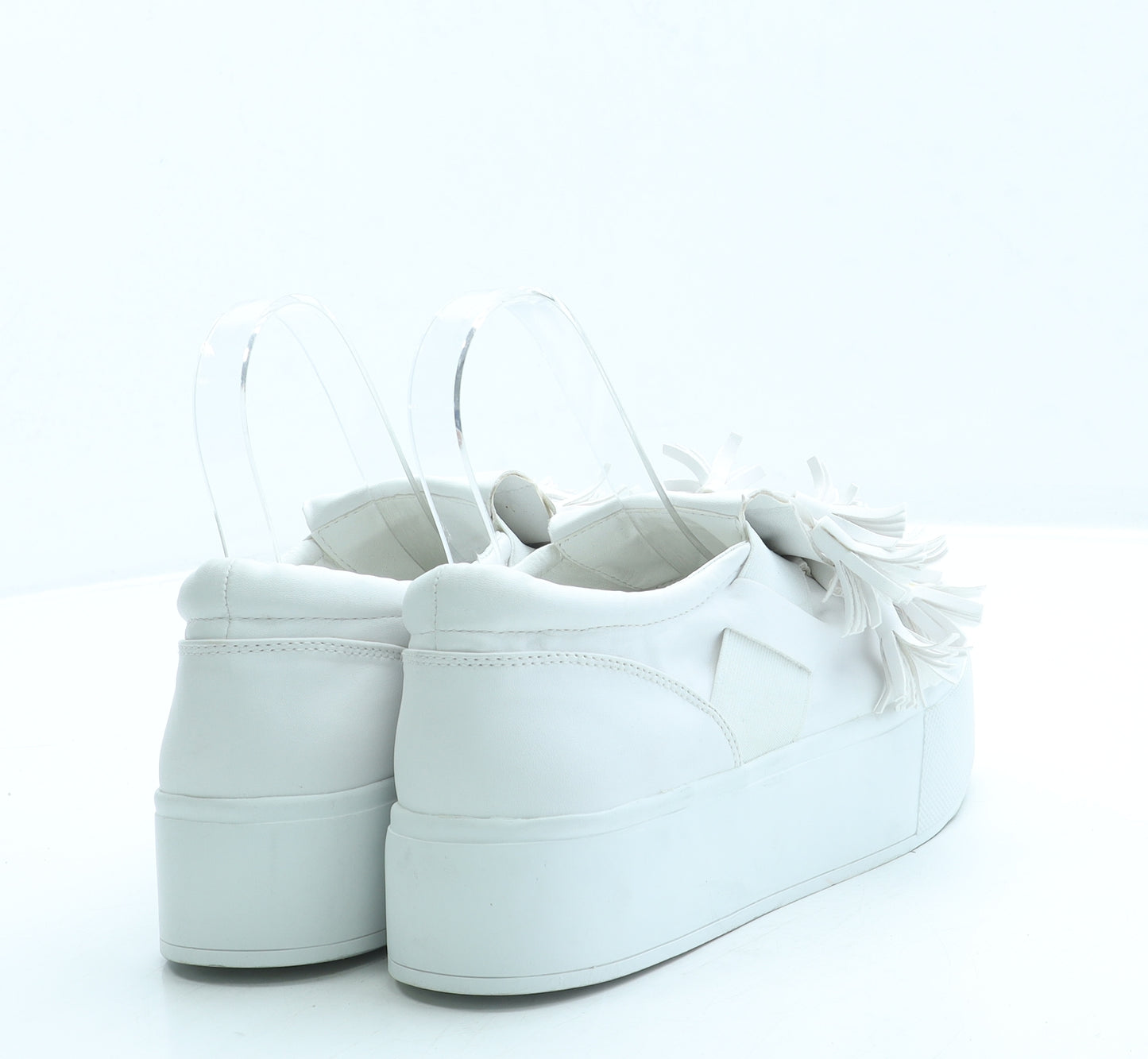 Just Ink Womens White Leather Trainer UK 5 38
