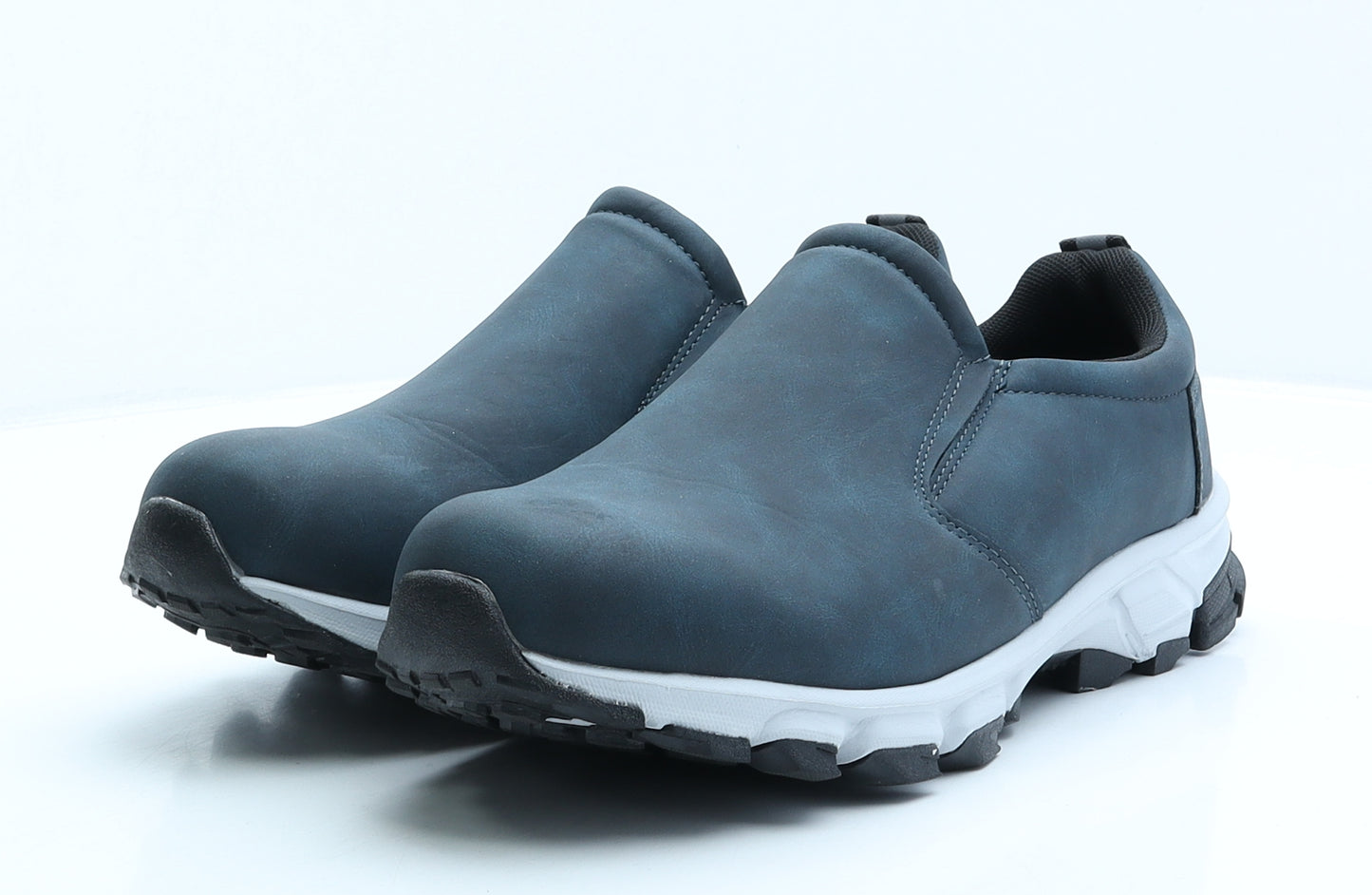 George Mens Blue Synthetic Trainer UK 10 44