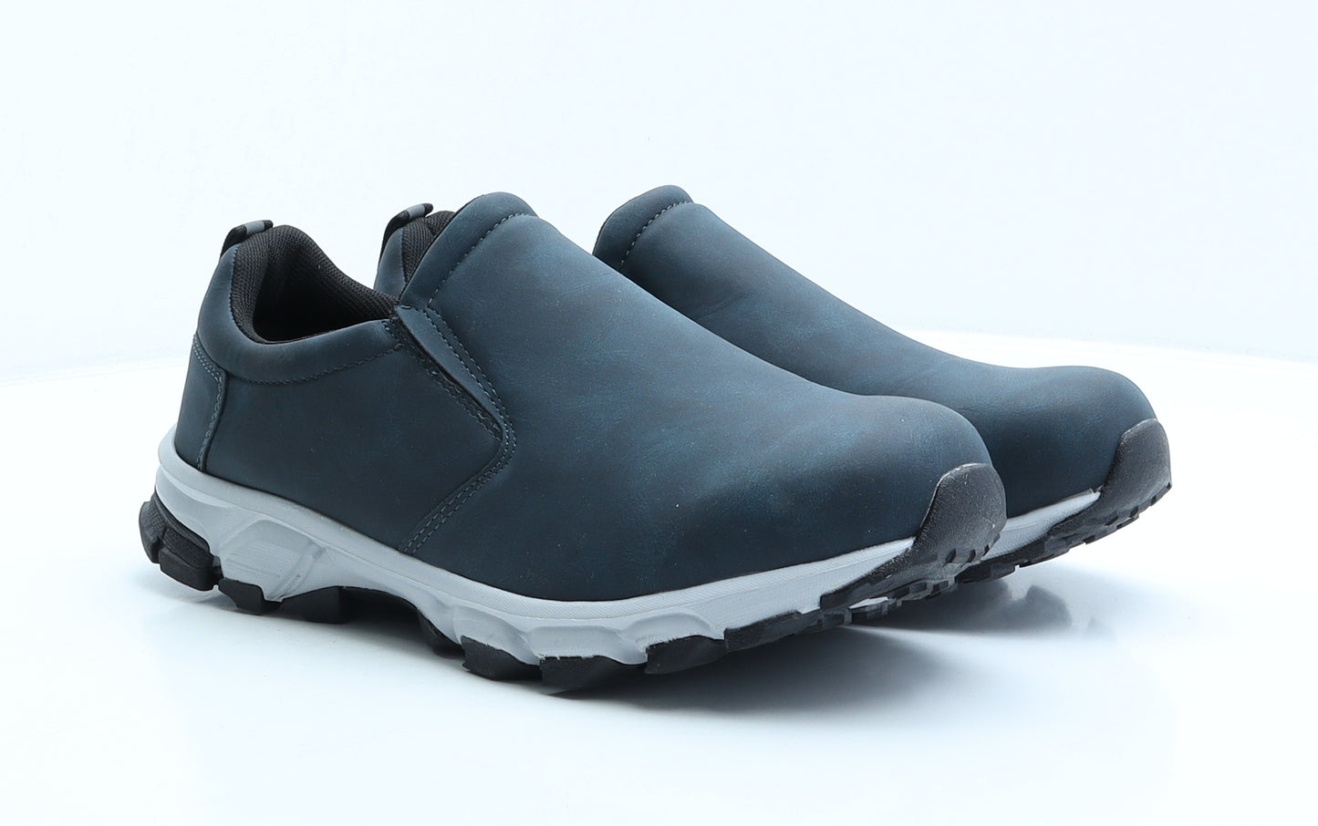 George Mens Blue Synthetic Trainer UK 10 44