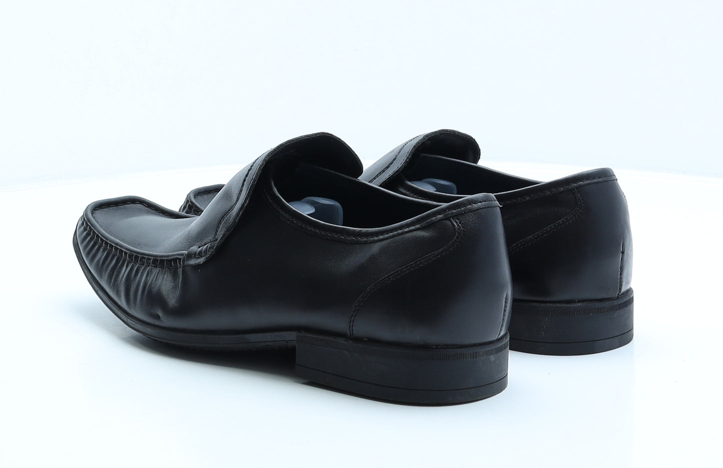 NEXT Mens Black Leather Loafer Casual UK 9 43