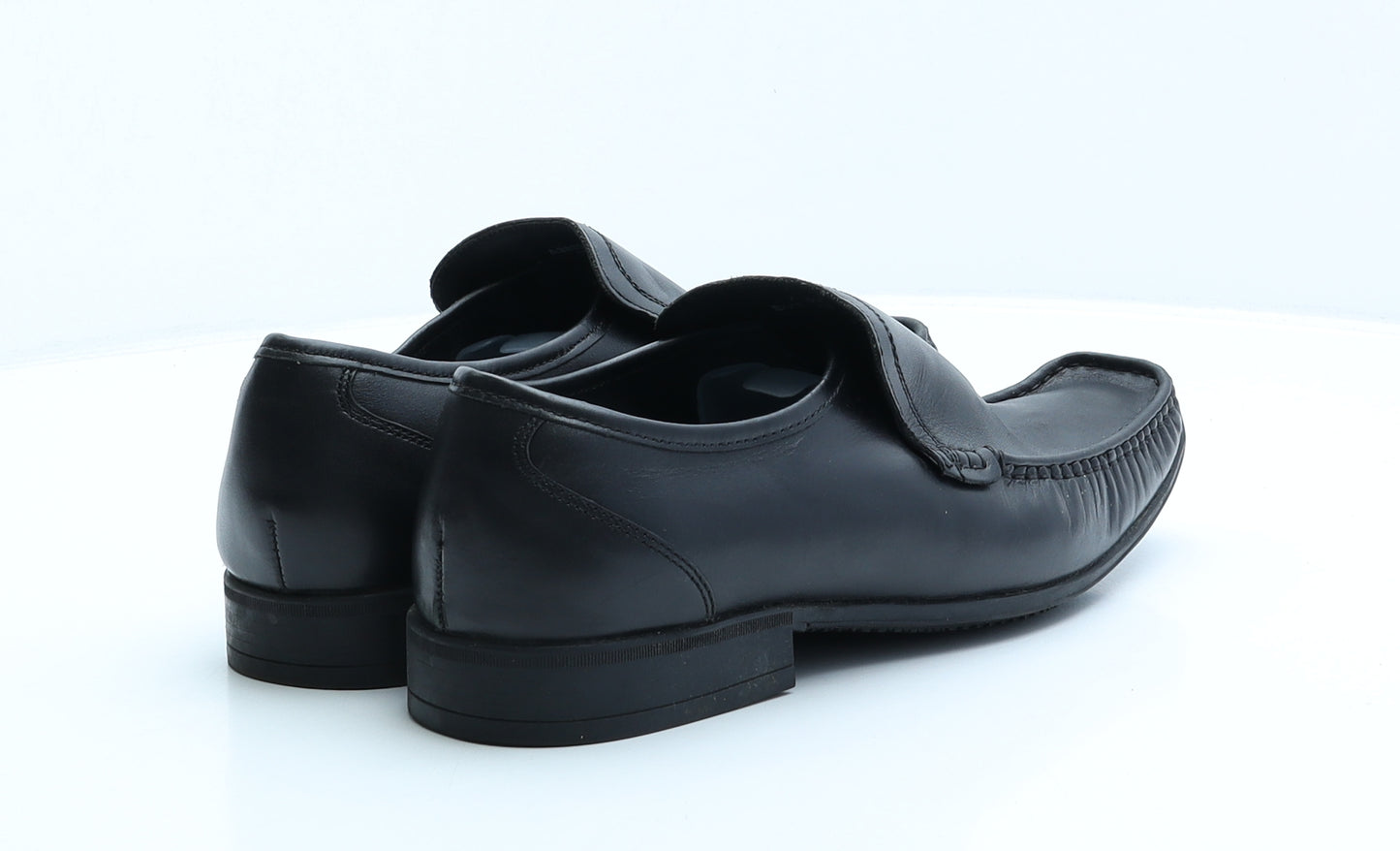 NEXT Mens Black Leather Loafer Casual UK 9 43