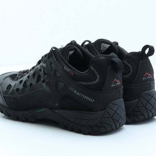 Karrimor Mens Black Geometric Leather Trainer UK 7 41