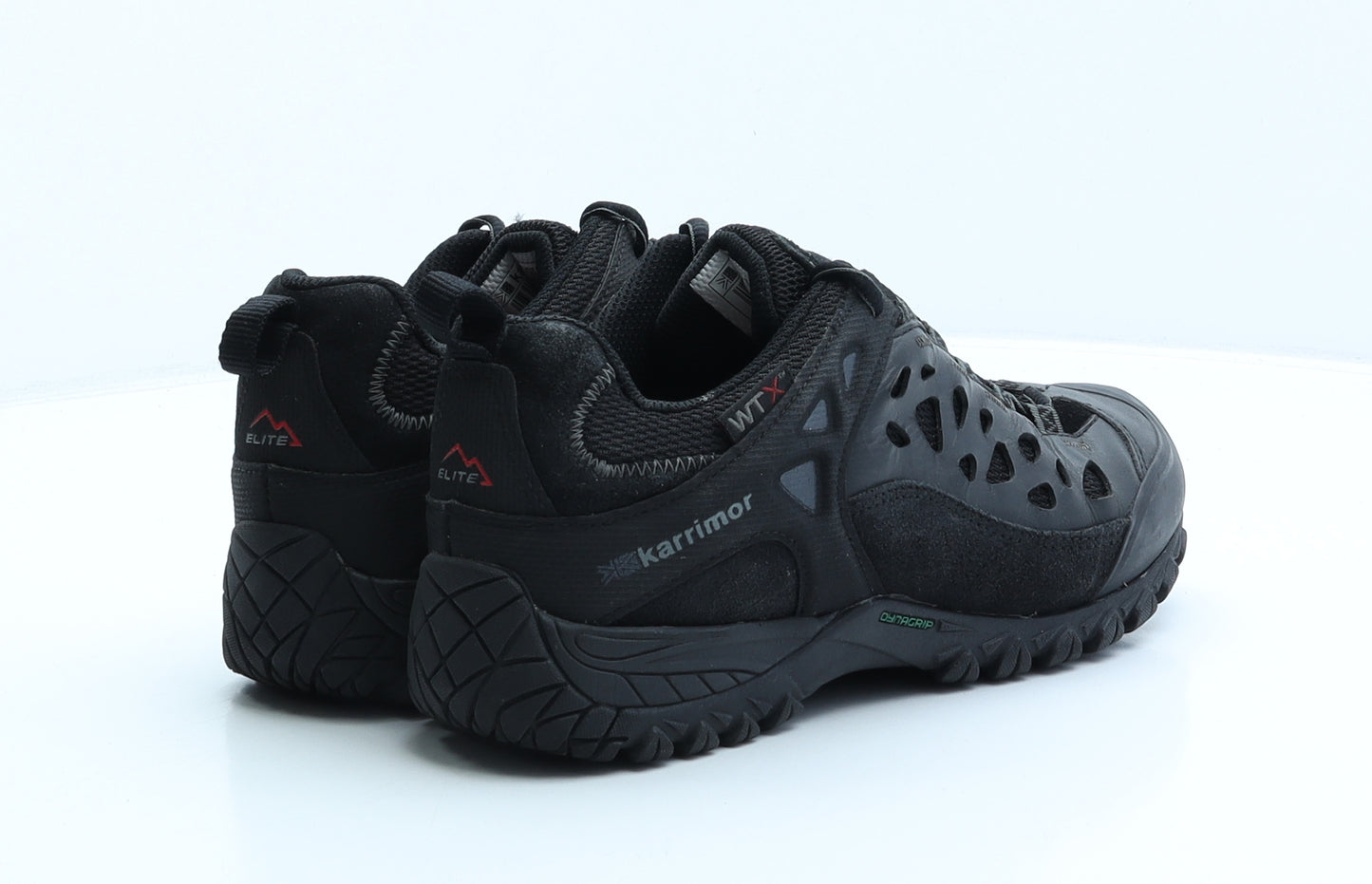 Karrimor Mens Black Geometric Leather Trainer UK 7 41