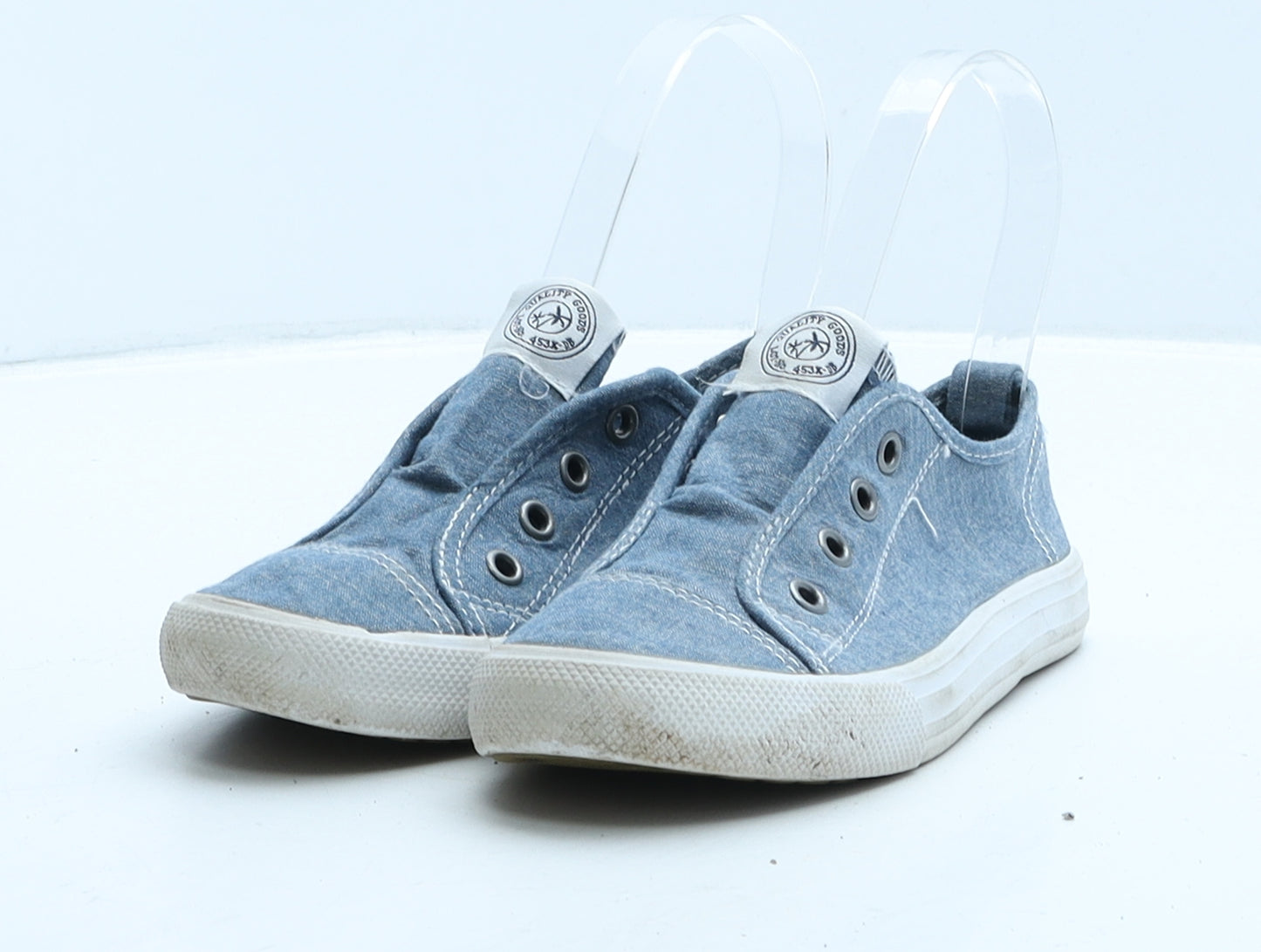 H&M Boys Blue Fabric Trainer UK 11.5 29