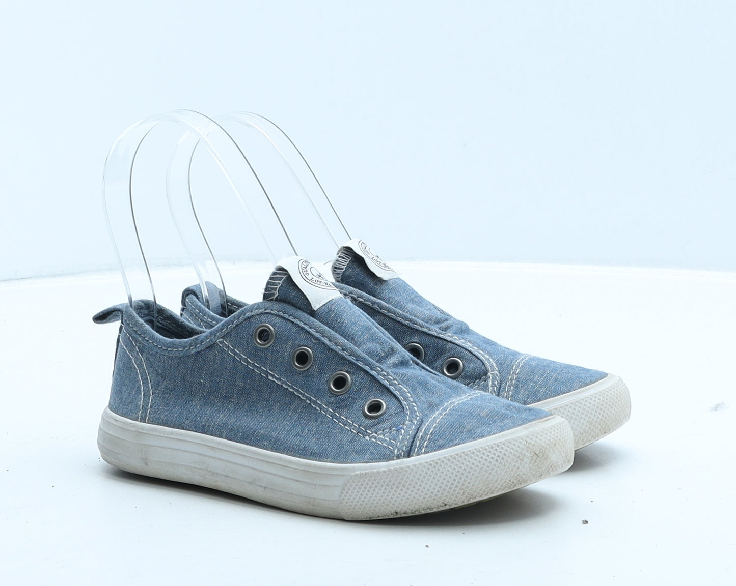 H&M Boys Blue Fabric Trainer UK 11.5 29