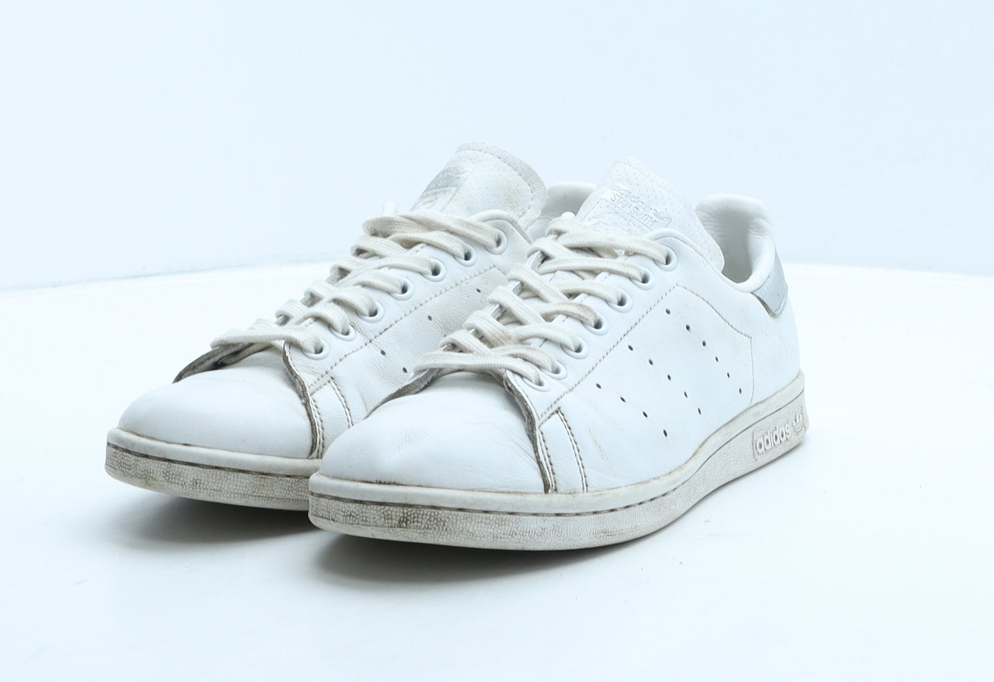 adidas Womens White Leather Trainer UK 6 38.5
