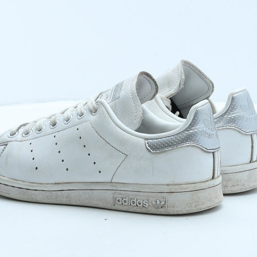 adidas Womens White Leather Trainer UK 6 38.5