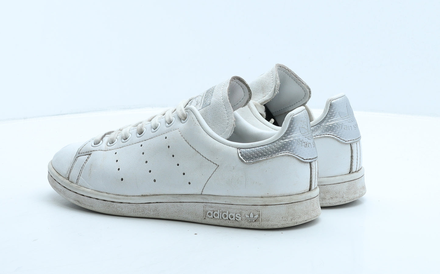 adidas Womens White Leather Trainer UK 6 38.5