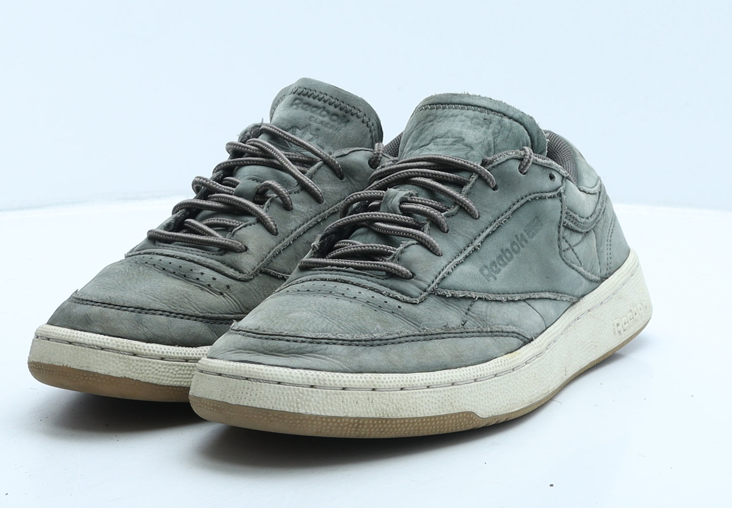 Reebok Mens Green Leather Trainer UK 7.5 41