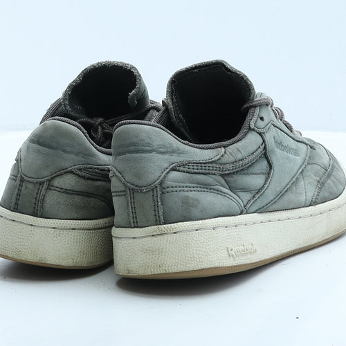 Reebok Mens Green Leather Trainer UK 7.5 41