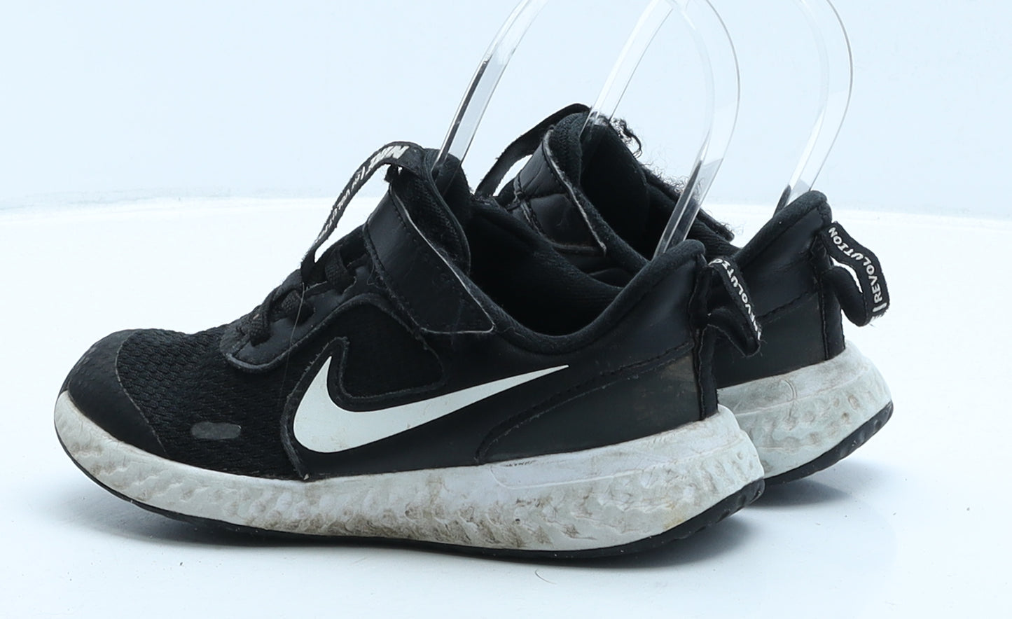 Nike Boys Black Fabric Trainer UK 10 27