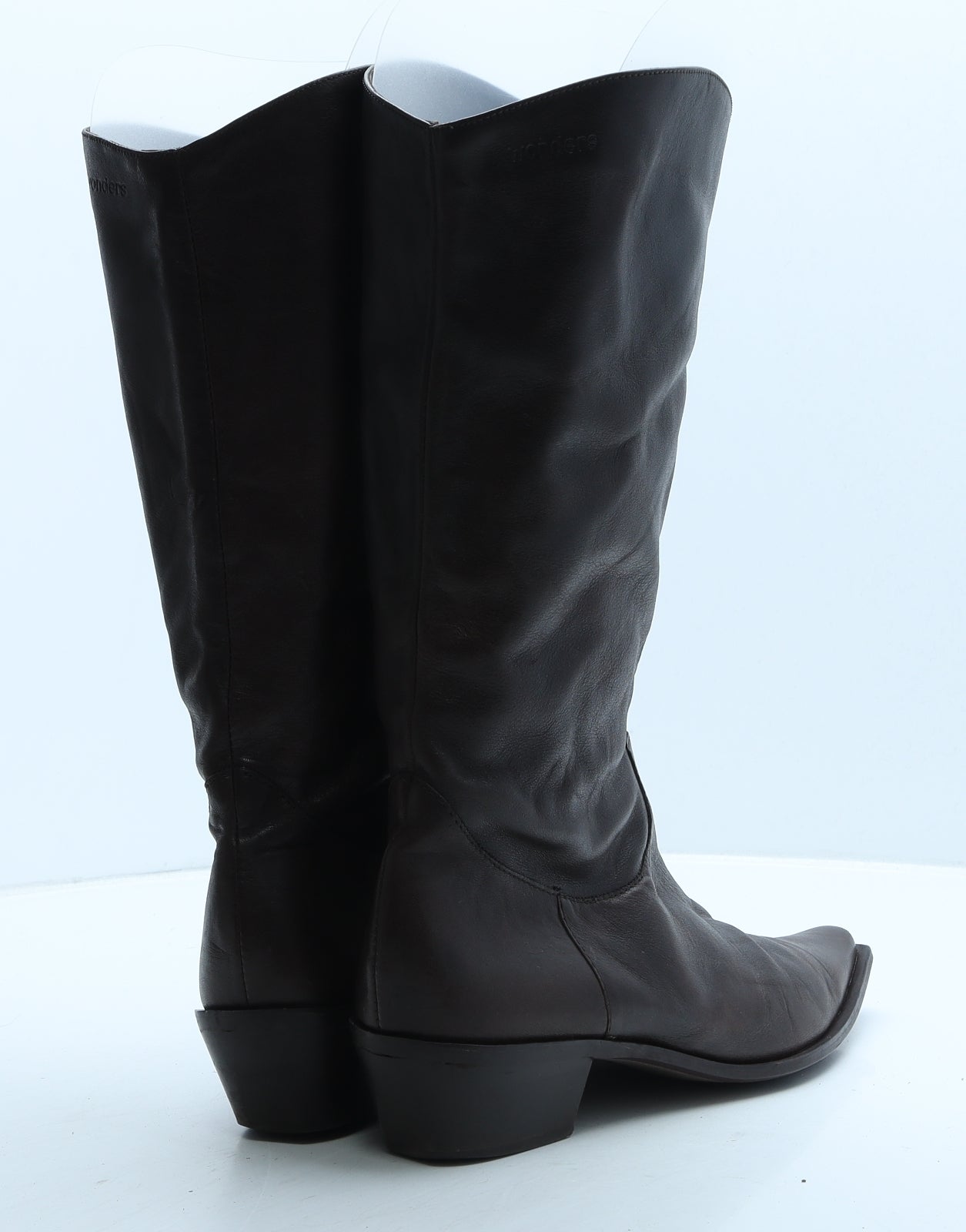 Wonders Womens Brown Leather Combat Boot UK 7 40