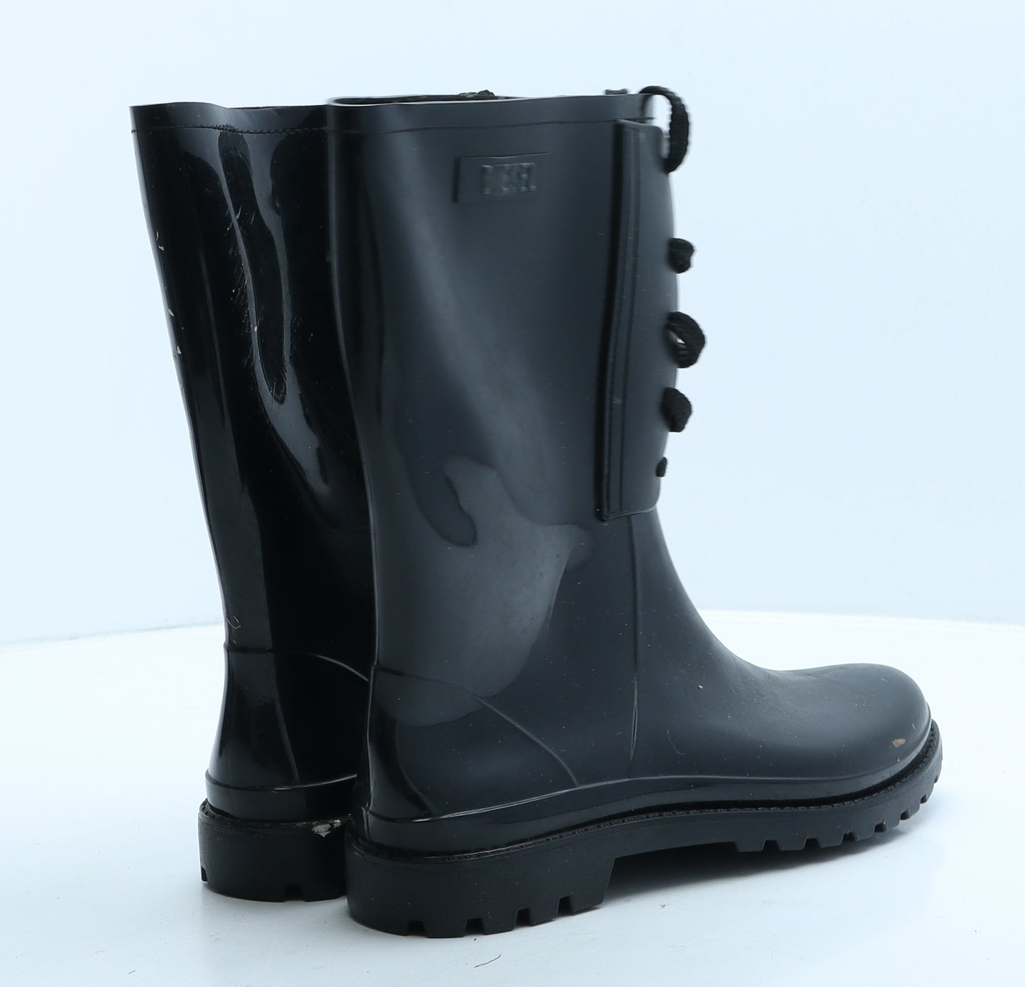 Diesel Womens Black Rubber Wellies Boot UK 7 40