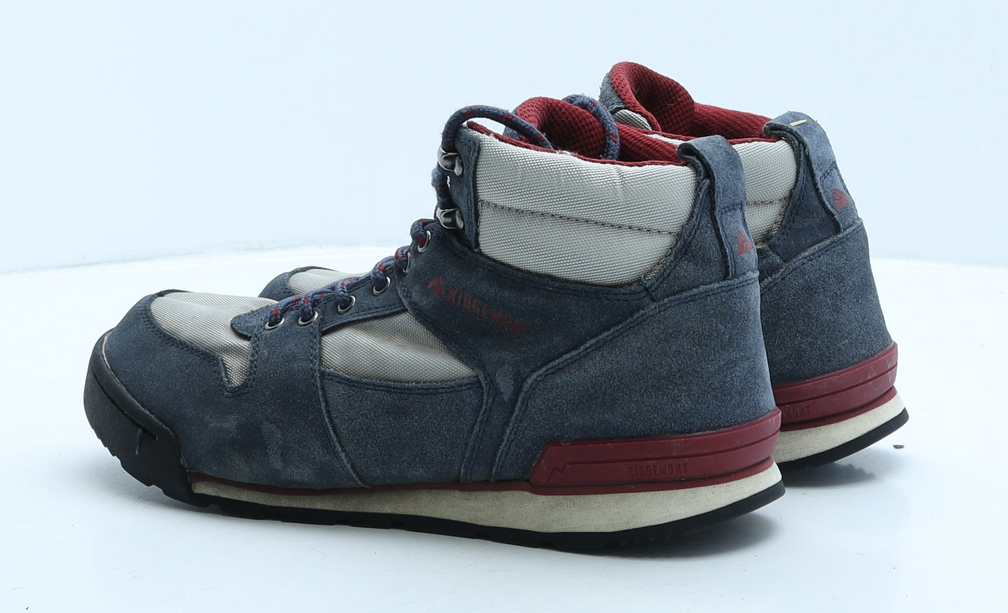 Ridgemont Boys Blue Colourblock Synthetic Trainer Boot UK 5.5 39