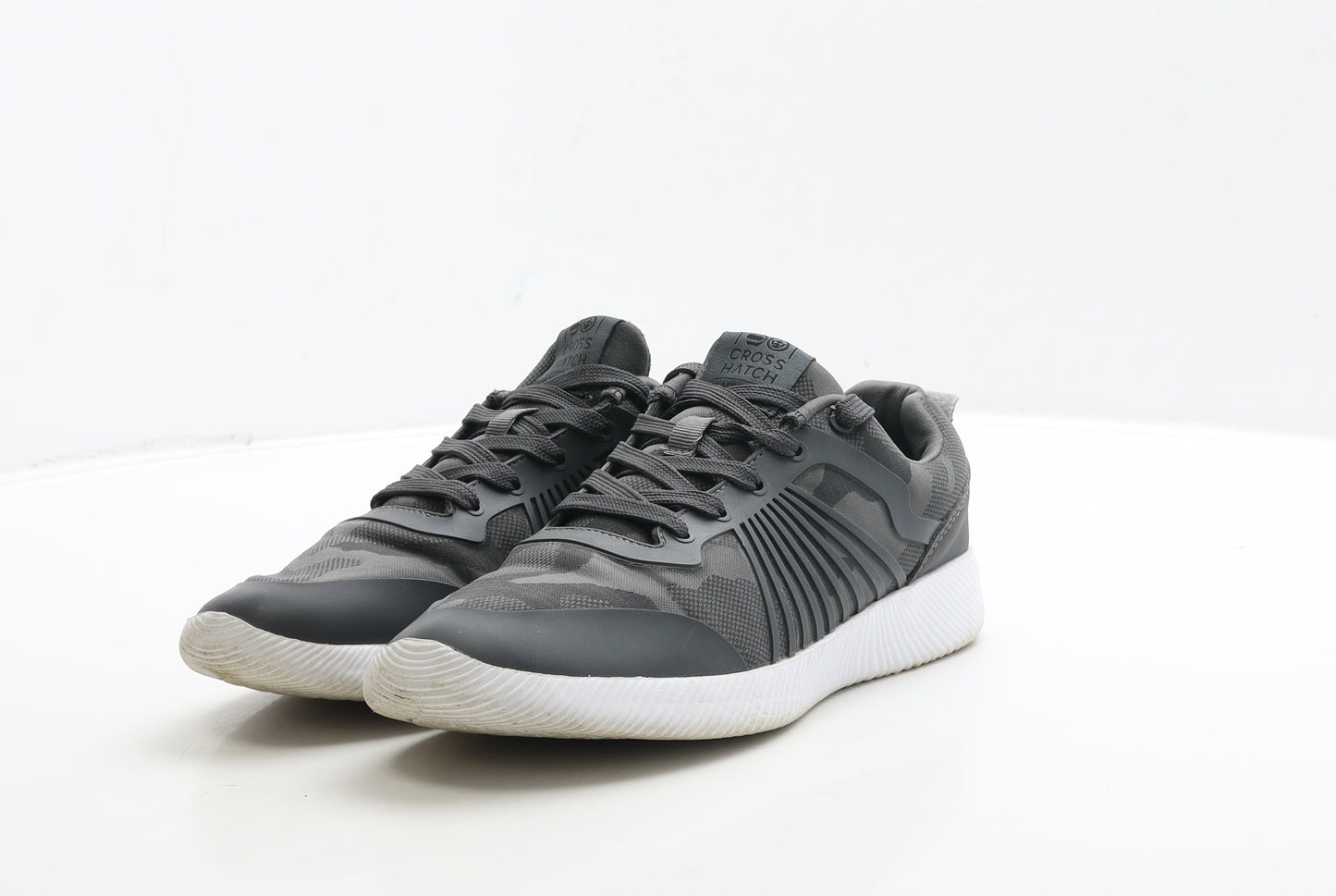 Crosshatch Womens Grey Camouflage Polyester Trainer UK 5 38