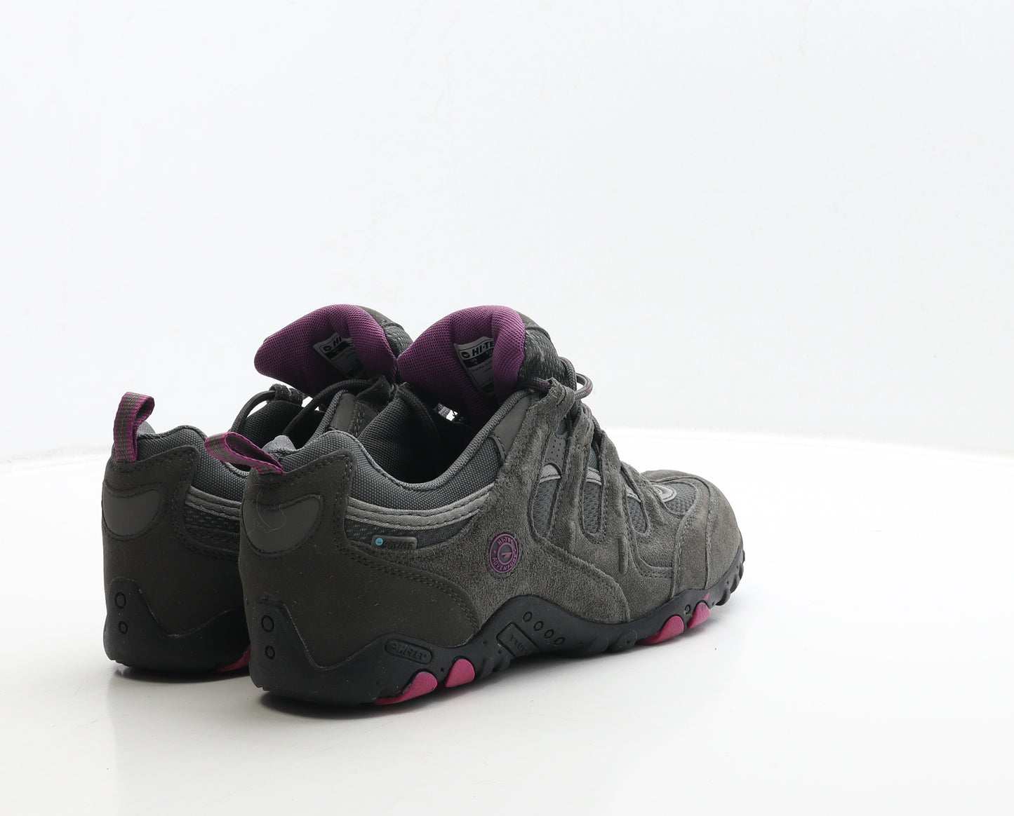 Hi-Tec Womens Grey Leather Trainer UK 7 40 - Hi-Tec Adventure