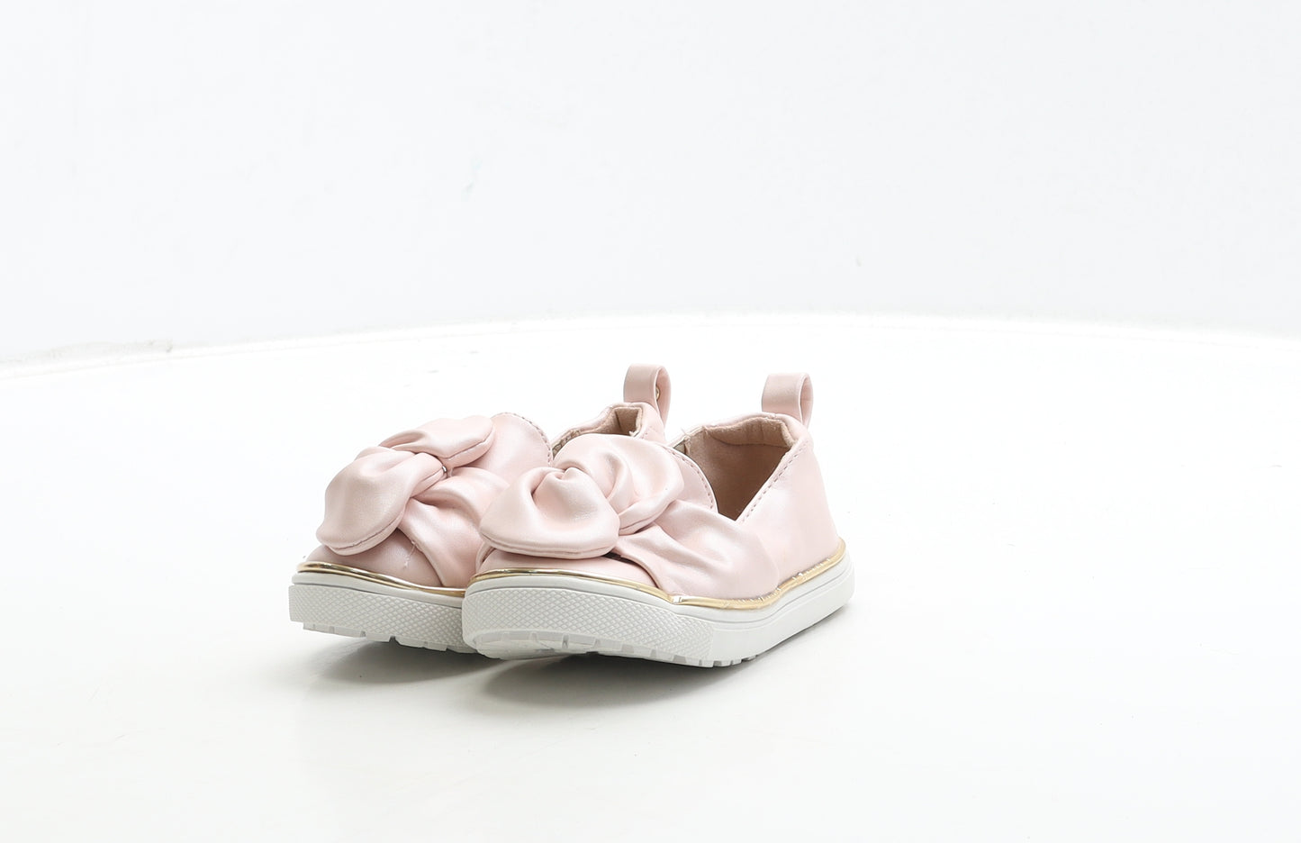 River Island Girls Pink Polyester Slip On Flat UK 5