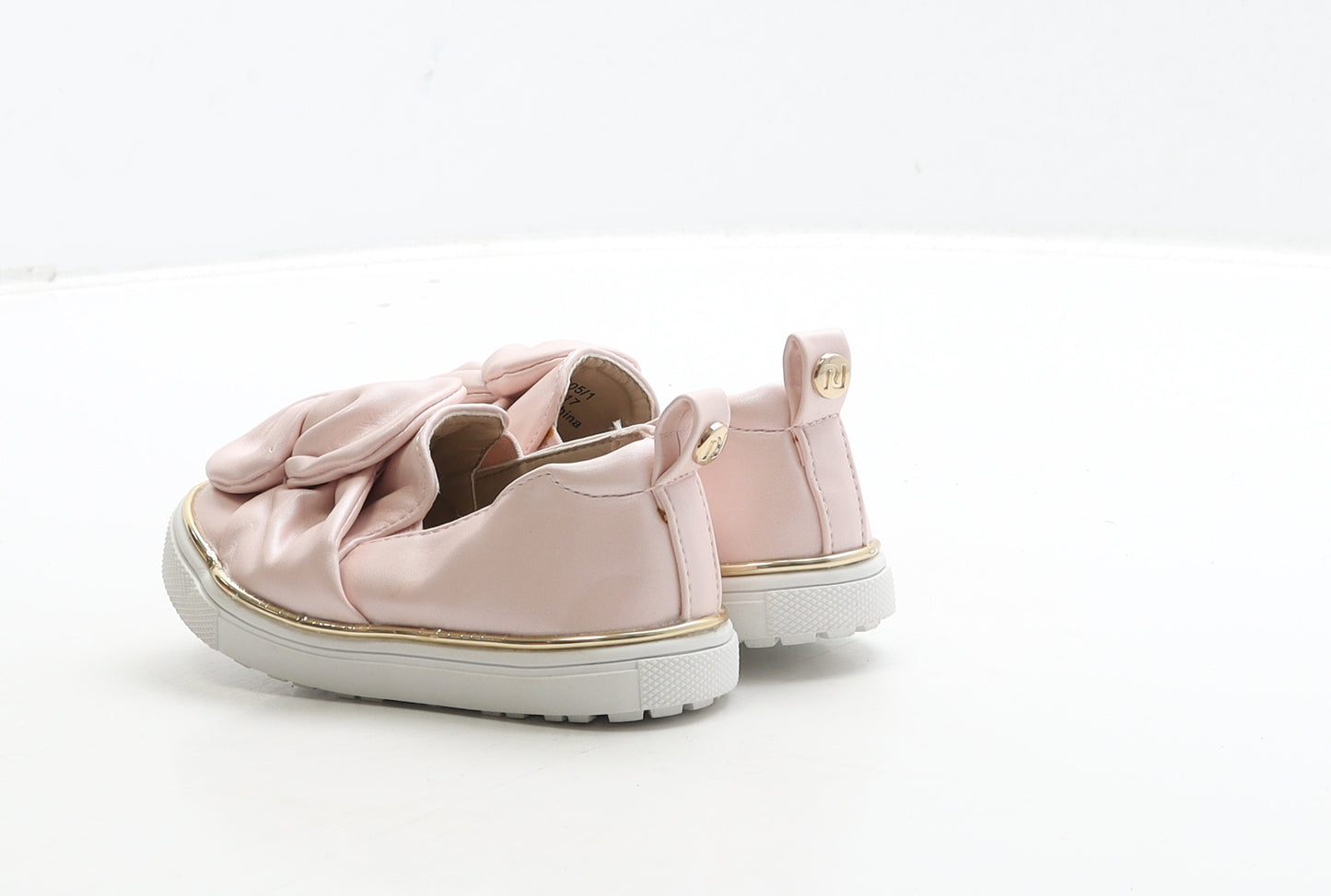 River Island Girls Pink Polyester Slip On Flat UK 5
