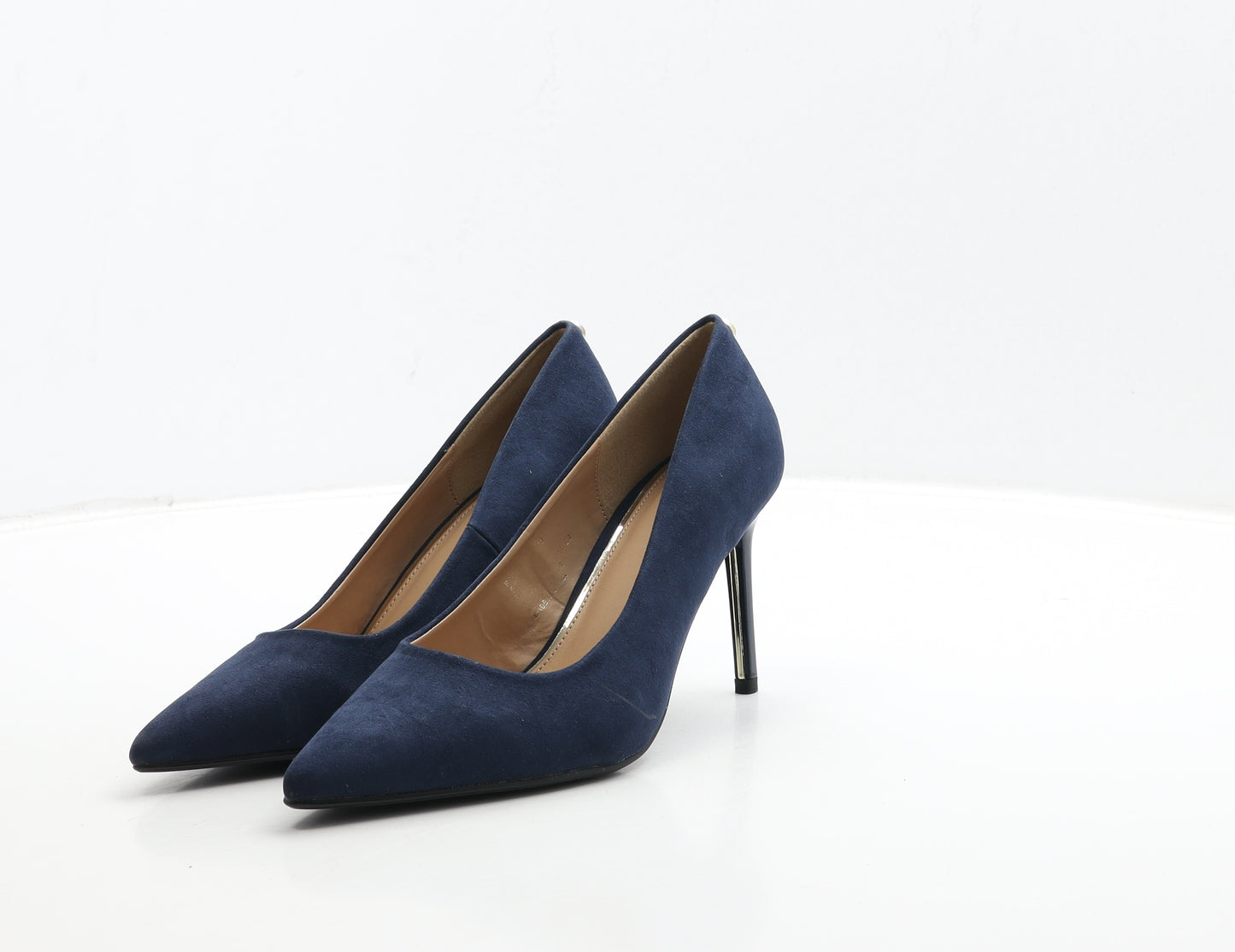 Lipsy Womens Blue Suede Court Heel UK 5 38