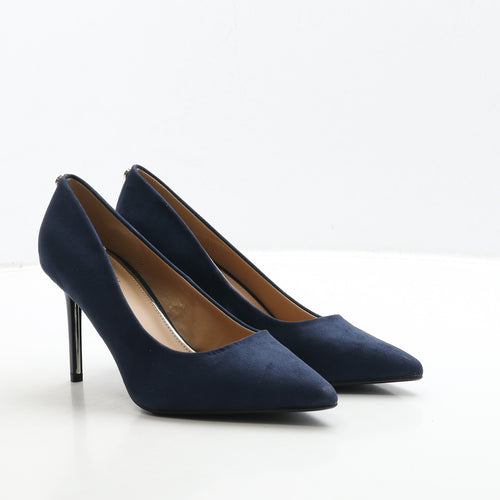Lipsy Womens Blue Suede Court Heel UK 5 38