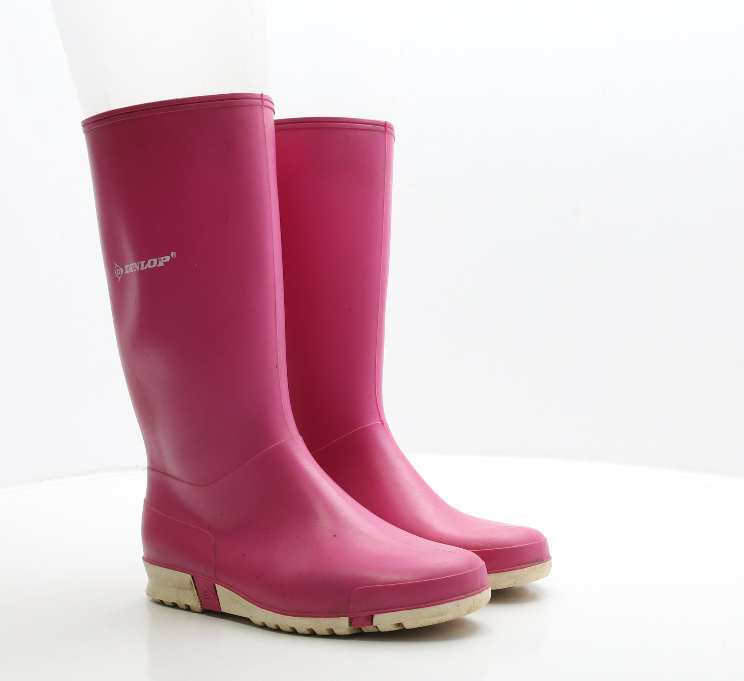 Dunlop Womens Pink Rubber Wellies Boot UK 6 39